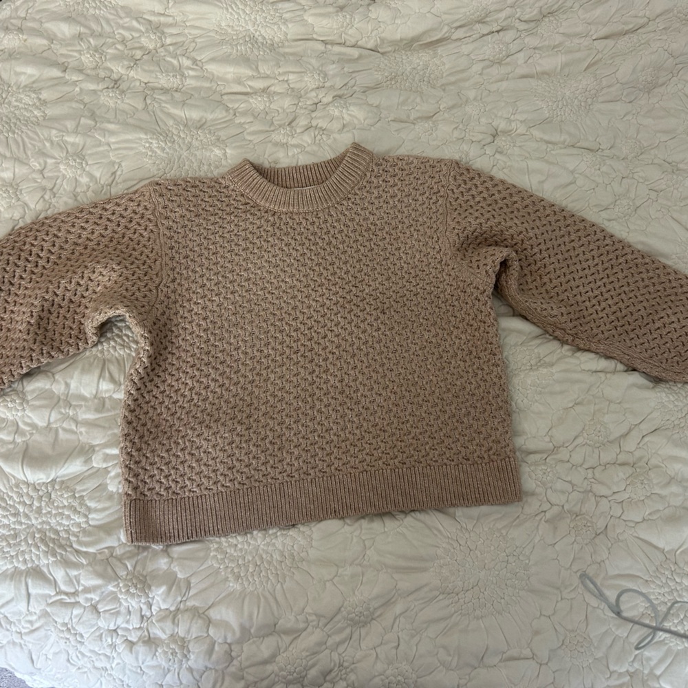 Hyacinth House tan knit sweater in size S